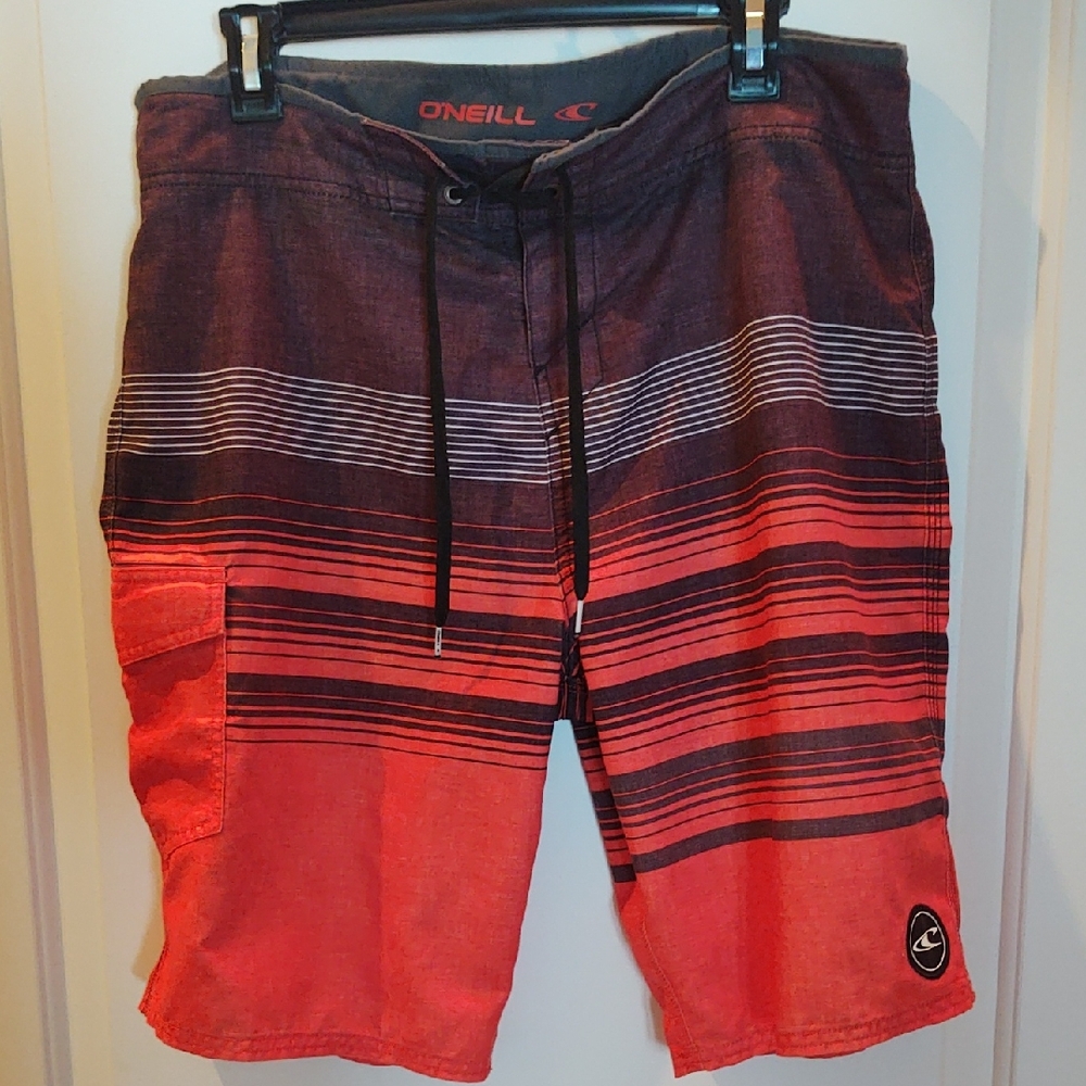 O'Neill Red Board Shorts Quick-Dry Swimwear